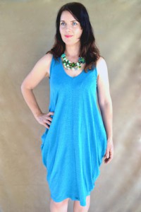 faltered tank dress 2